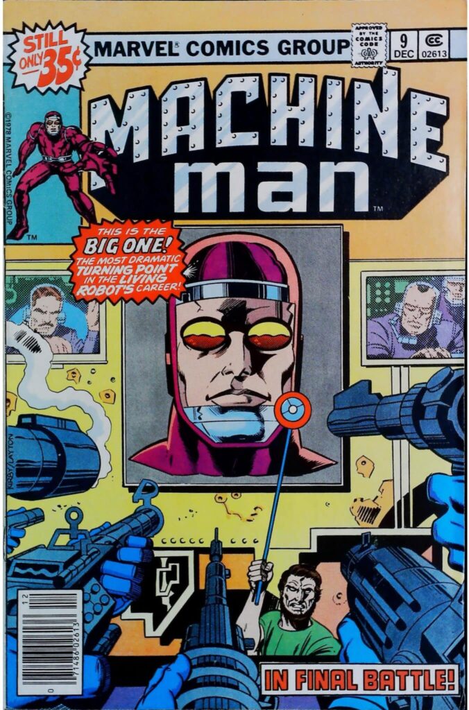 Machine Man #9, vue de l'exemplaire