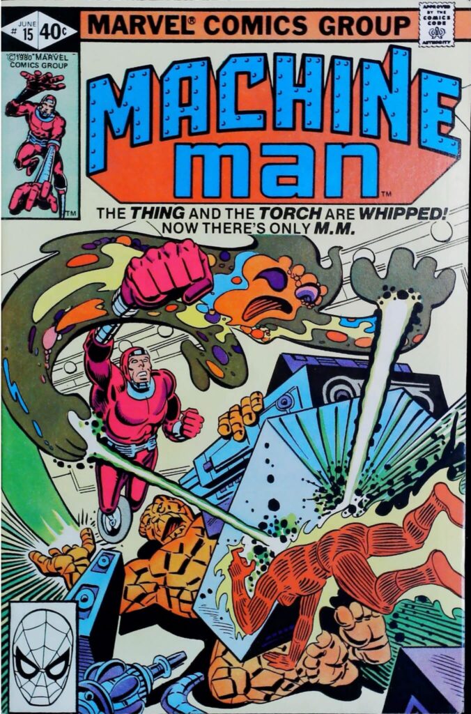Machine Man #15, vue de l'exemplaire