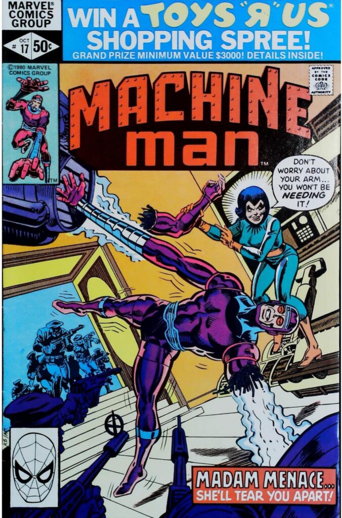 Machine Man #17, exemplaire VF 8.0, recto
