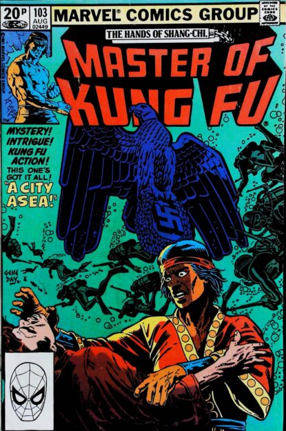 Couverture de MASTER OF KUNG-FU (1974) #103 - par Gene Day - lecubeacomics.com