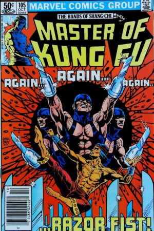 Couverture de MASTER OF KUNG-FU (1974) #105 - par Gene Day - lecubeacomics.com
