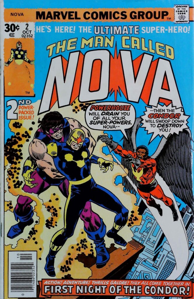 Nova #2, exemplaire FN/VF 7.0, recto
