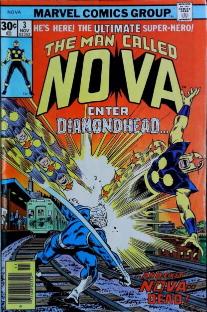 Couverture de NOVA (1976) #3 - par Ron Wilson - lecubeacomics.com