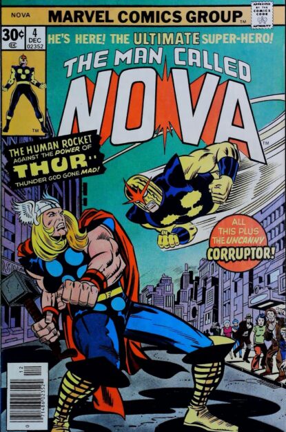 Couverture de NOVA (1976) #4 - par Jack Kirby - lecubeacomics.com