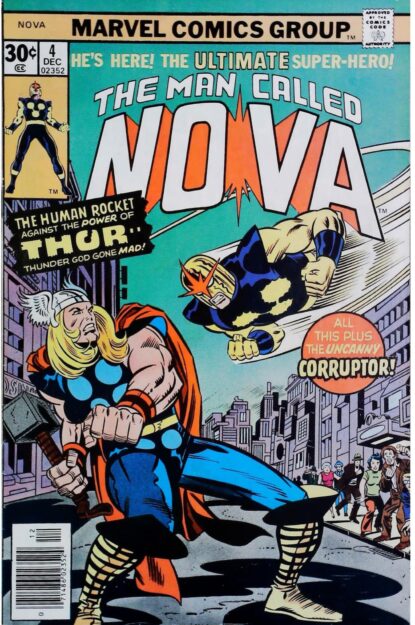 NOVA (1976) #4 - Marvel - lecubeacomics.com Couverture de NOVA (1976) #4 - par Jack Kirby - lecubeacomics.com