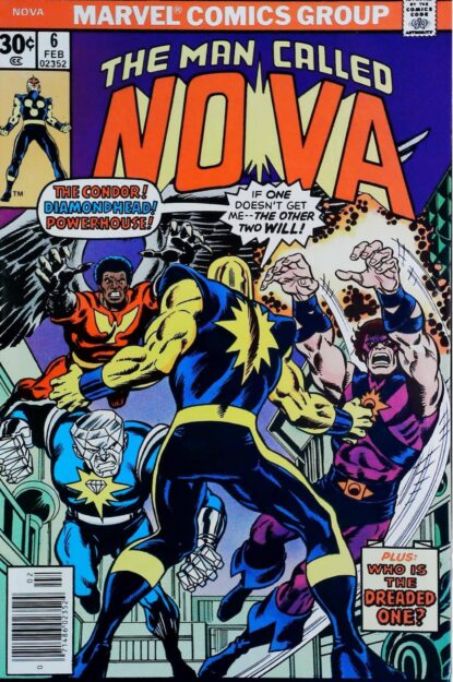 Couverture de NOVA (1976) #6 - par Dave Cockrum - lecubeacomics.com