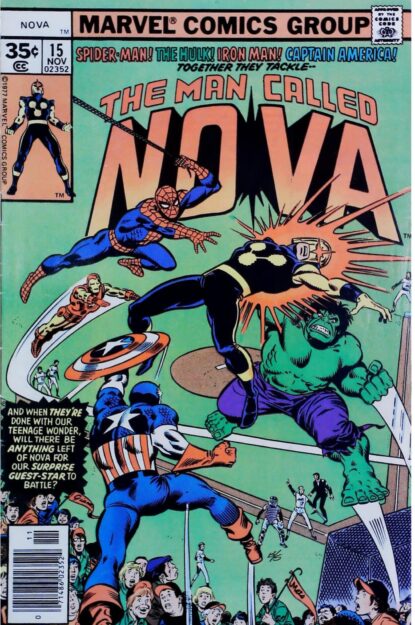 Couverture de NOVA (1976) #15 - par John Buscema - lecubeacomics.com