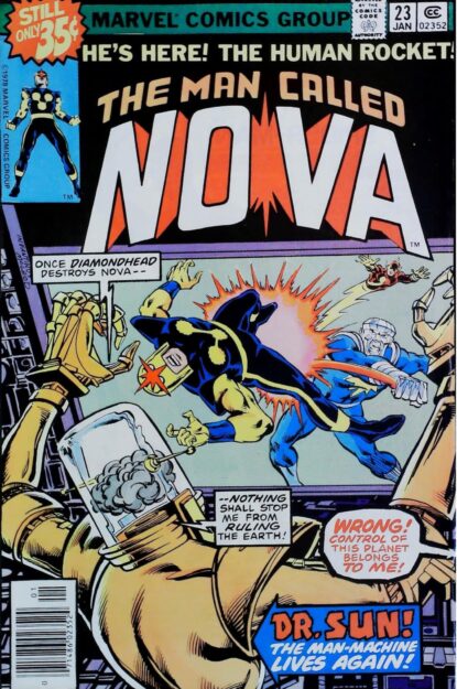 Couverture de NOVA (1976) #23 - par Carmine Infantino - lecubeacomics.com