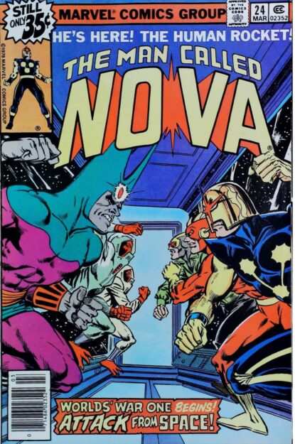 Couverture de NOVA (1976) #24 - par Carmine Infantino - lecubeacomics.com