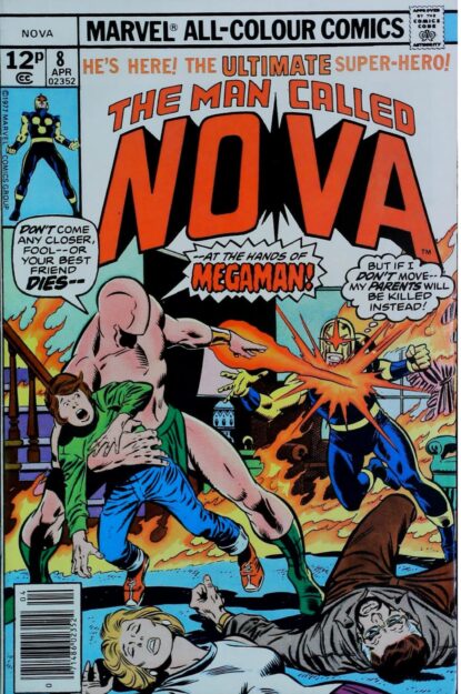 Couverture de NOVA (1976) #8 - par John Buscema - lecubeacomics.com