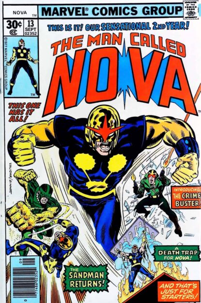 Couverture de NOVA (1976) #13 - par Rich Buckler - lecubeacomics.com