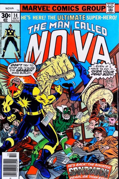 Couverture de NOVA (1976) #14 - par George Perez - lecubeacomics.com