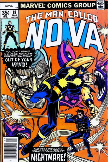 Couverture de NOVA (1976) #18 - par Carmine Infantino - lecubeacomics.com