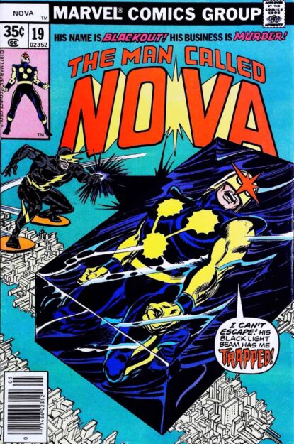 Couverture de NOVA (1976) #19 - par Carmine Infantino - lecubeacomics.com