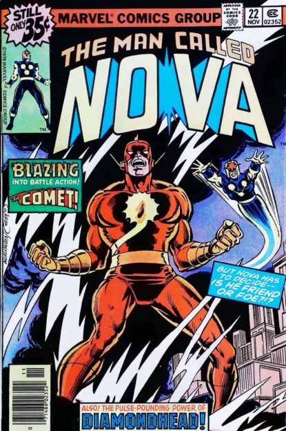 Couverture de NOVA (1976) #22 - par Dave Cockrum - lecubeacomics.com
