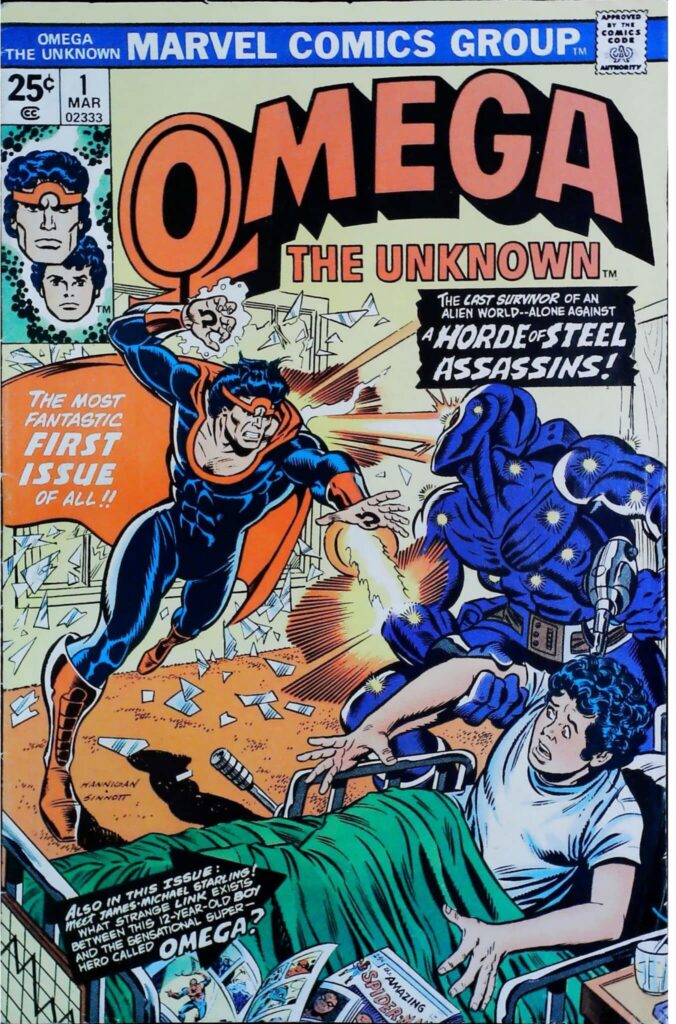 Omega The Unknown #1, vue de l'exemplaire