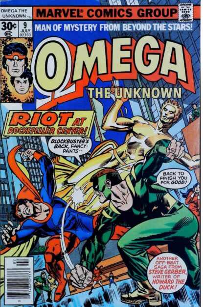Couverture de OMEGA THE UNKNOWN (1976) #9 - par Gil Kane - lecubeacomics.com