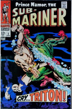 Couverture de SUB-MARINER (1968) #2 - par John Buscema - lecubeacomics.com