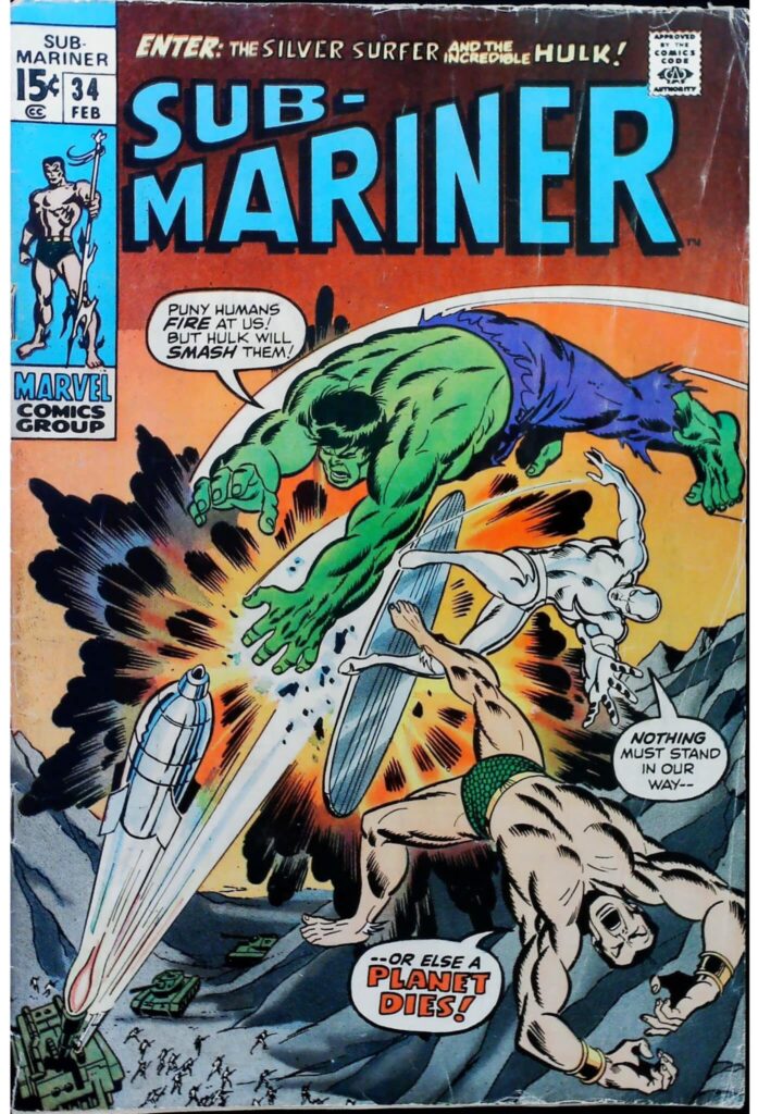 Sub-Mariner #34, vue de l'exemplaire