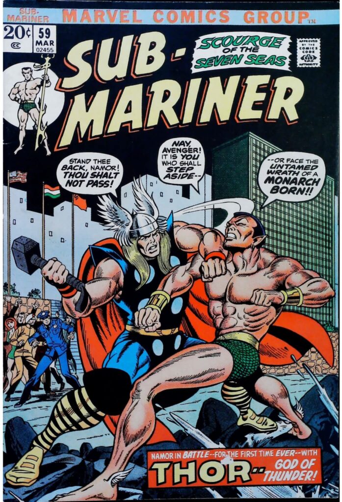 Sub-Mariner #59, vue de l'exemplaire