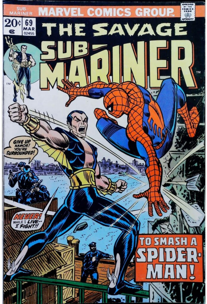 Sub-Mariner #69, exemplaire FN- 5.5, recto