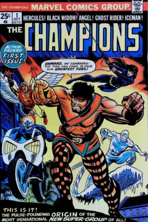 Couverture de CHAMPIONS (1975) #1 - par Gil Kane - lecubeacomics.com