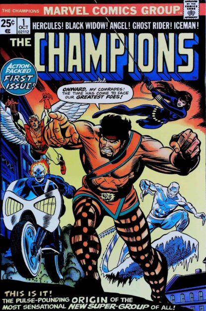 Couverture de CHAMPIONS (1975) #1 - par Gil Kane - lecubeacomics.com