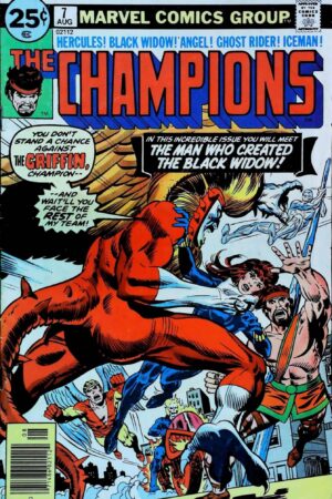 Couverture de CHAMPIONS (1975) #7 - par Rich Buckler - lecubeacomics.com