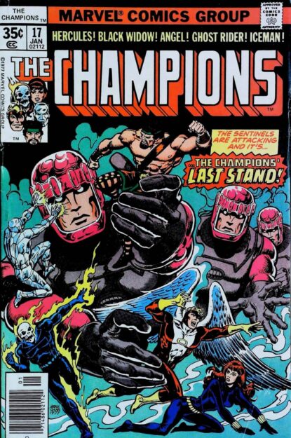 Couverture de CHAMPIONS (1975) #17 - par Ernie Chan - lecubeacomics.com