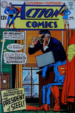 Couverture de ACTION COMICS (1938) #371 - par Neal Adams - lecubeacomics.com