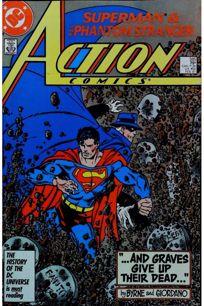 Action Comics #585, exemplaire VF 8.0, recto