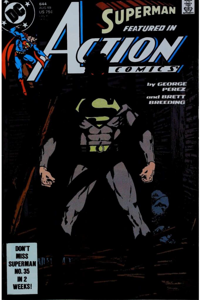 Action Comics #644, exemplaire FN/VF 7.0, recto