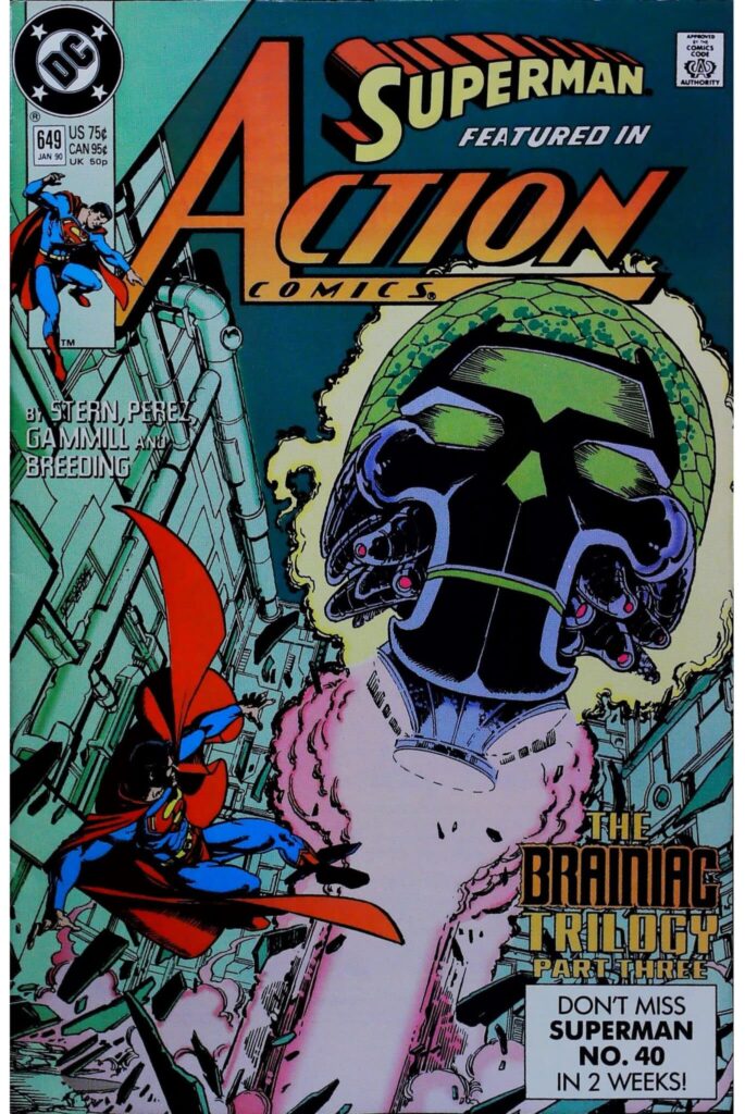 Action Comics #649, exemplaire FN/VF 7.0, recto