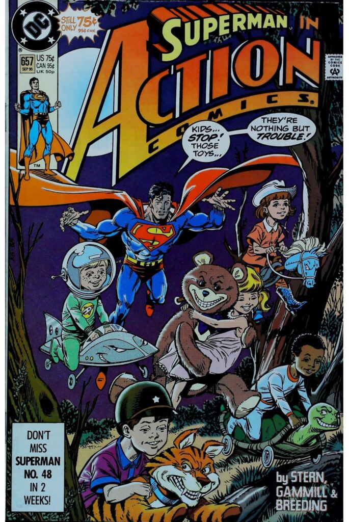 Action Comics #657, exemplaire FN/VF 7.0, recto