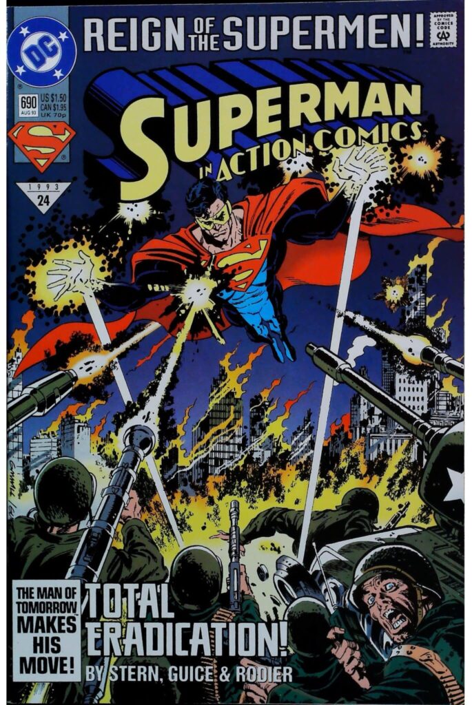 Action Comics #690, exemplaire VF/NM 9.0, recto