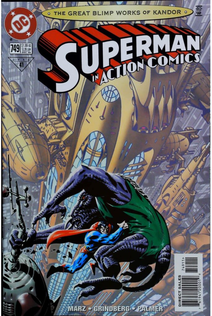 Action Comics #749, vue de l'exemplaire