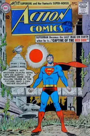 Couverture de ACTION COMICS (1938) #300 - par Curt Swan - lecubeacomics.com