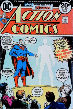 Couverture de ACTION COMICS (1938) #427 - par Nick Cardy - lecubeacomics.com
