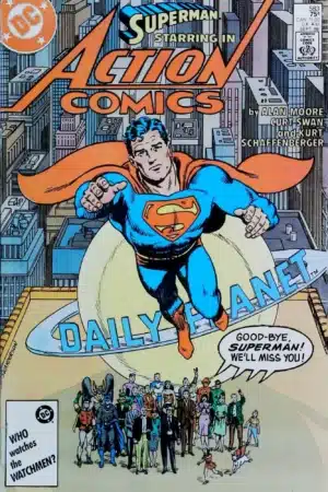 Couverture de ACTION COMICS (1938) #583 - par Curt Swan - lecubeacomics.com