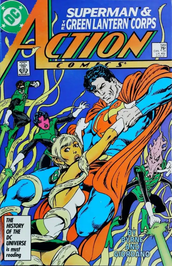 Action Comics #589, exemplaire FN/VF 7.0, recto