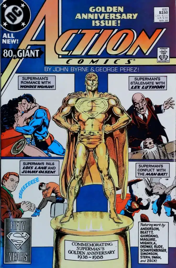 Action Comics #600, exemplaire FN/VF 7.0, recto