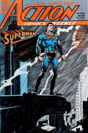 Couverture de ACTION COMICS WEEKLY (1938) #623 - par Brent Eric Anderson - lecubeacomics.com