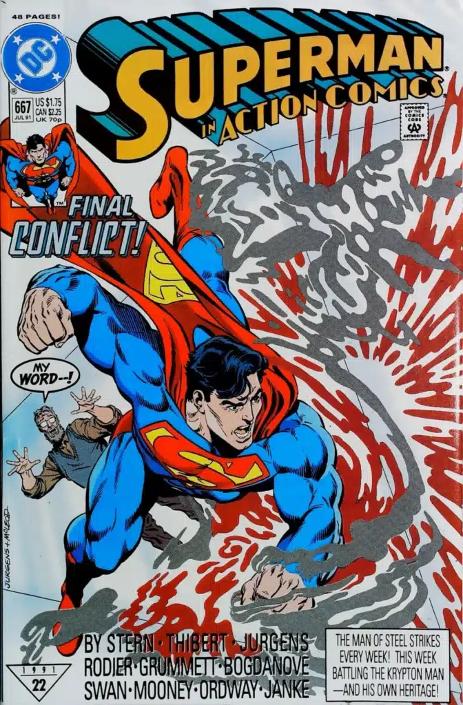 Action Comics #667, exemplaire VF 8.0, recto