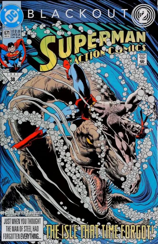 Action Comics #671, exemplaire VF 8.0, recto