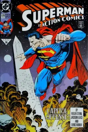 Couverture de ACTION COMICS (1938) #679 - par Art Thibert - lecubeacomics.com