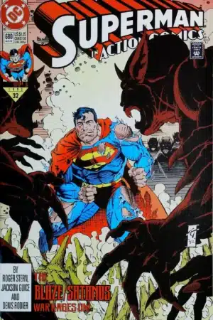 Couverture de ACTION COMICS (1938) #680 - par Art Thibert - lecubeacomics.com