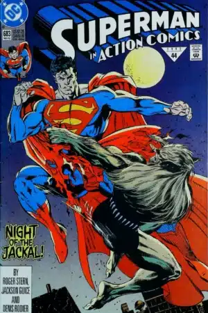 Couverture de ACTION COMICS (1938) #683 - par Glenn Whitmore - lecubeacomics.com