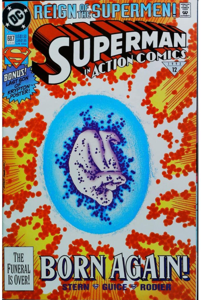 Action Comics #687, exemplaire VF/NM 9.0, recto