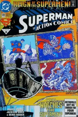 Couverture de ACTION COMICS (1938) #689 - par Ed Hannigan - lecubeacomics.com