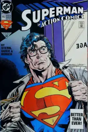 Couverture de ACTION COMICS (1938) #692 - par Denis Rodier - lecubeacomics.com